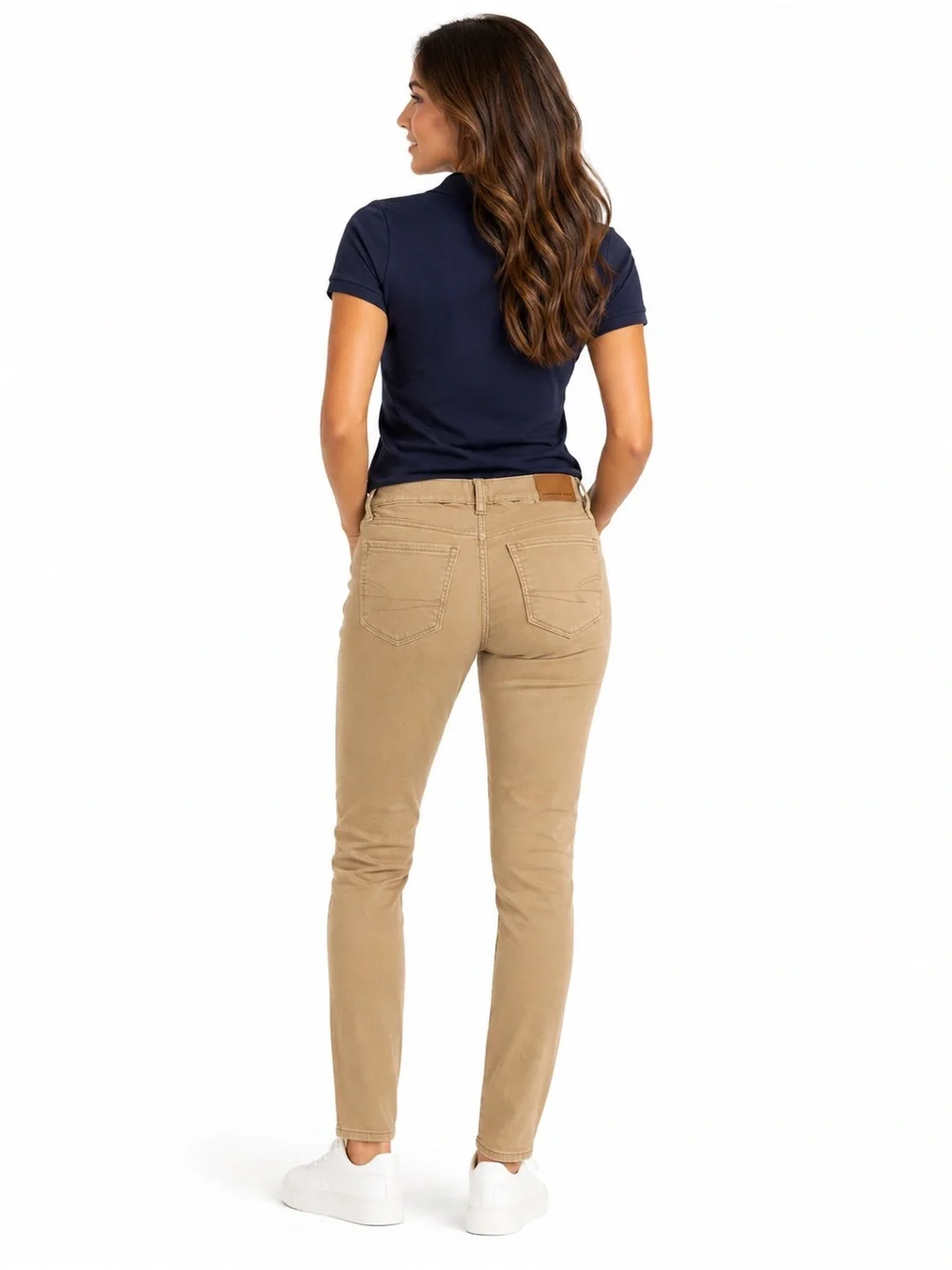 American Eagle Outfitters Women’s Tan Skinny Khaki Pants